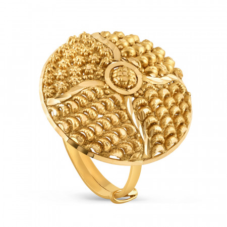 22 carat Gold Adjustable Ladies Ring | Rosettes Collection