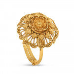 22ct Gold Adjustable Ladies Ring | Rosettes Collection