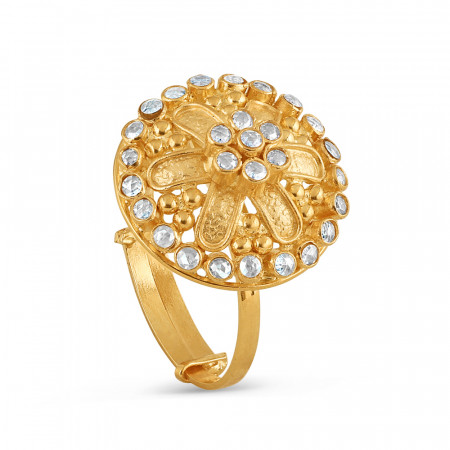 22ct Gold Adjustable Ladies Ring | Armari Collection