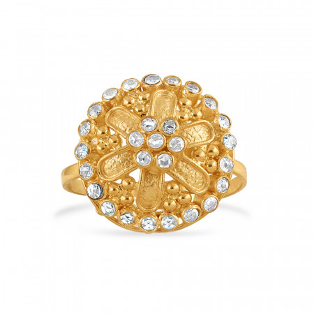 22ct Gold Adjustable Ladies Ring | Armari Collection