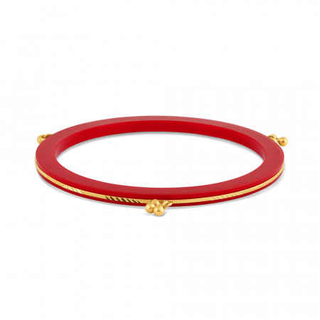 22ct Gold Gujarati traditional Bangle | Size 2.4