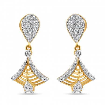 22ct Gold Drop Earring
