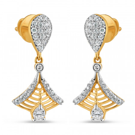 22ct Gold Drop Earring