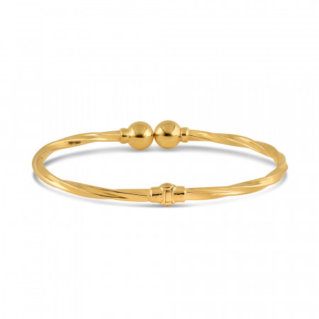 22ct Gold Bangle For Women | Daily Wear | Size 2.6