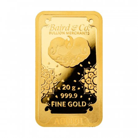 Diwali 20g Lakshmi Gold Bar | Baird & Co