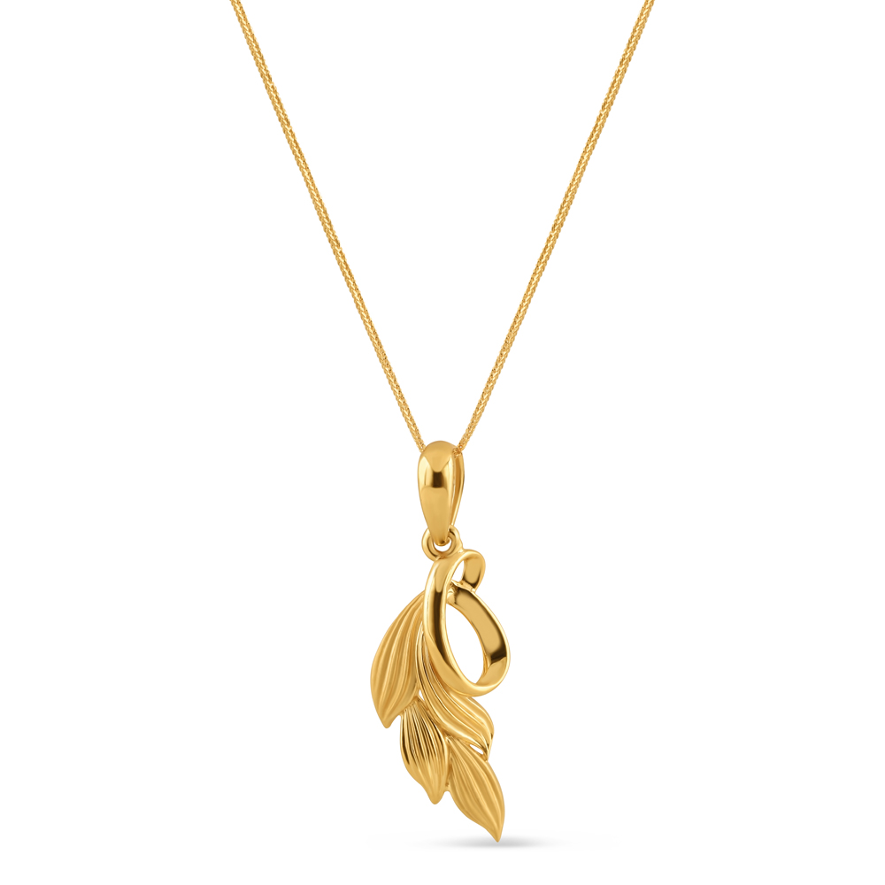 Gold leaf pendant designs sales