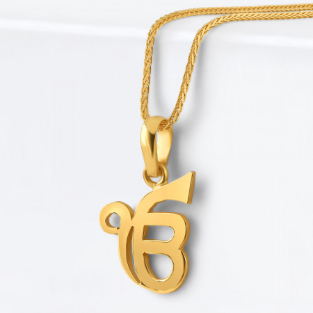 22 Carat Gold Ek Onkar Pendant