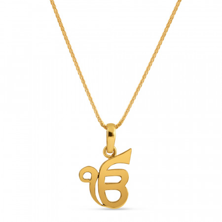 22 Carat Gold Ek Onkar Pendant