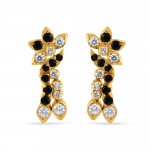 22ct Gold Drop Fancy Earring | With CZ Stone
