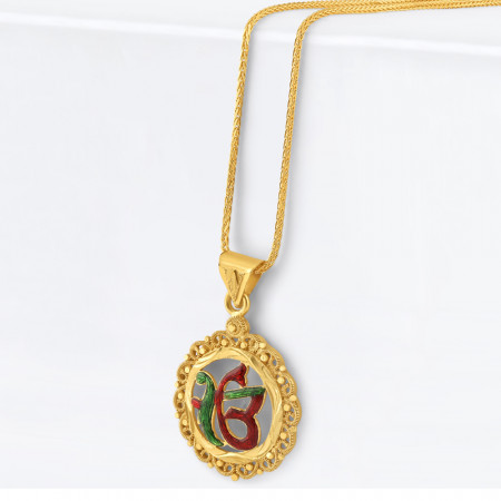 22ct Gold Ek Onkar Pendant