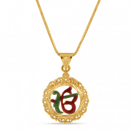 22ct Gold Ek Onkar Pendant