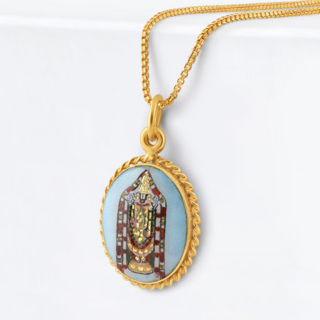 22ct Gold Tirupati Balaji Pendant