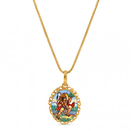 22ct Gold Lord Hanuman Pendant