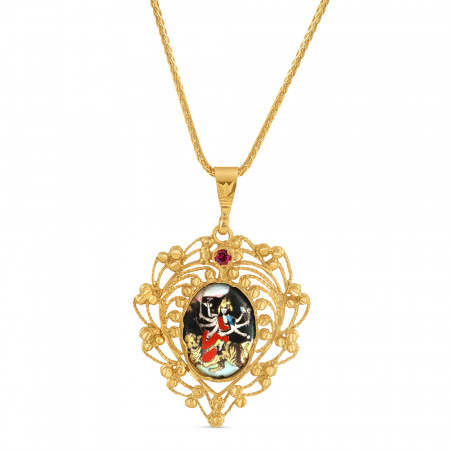 22ct Gold Durga Mata Pendant