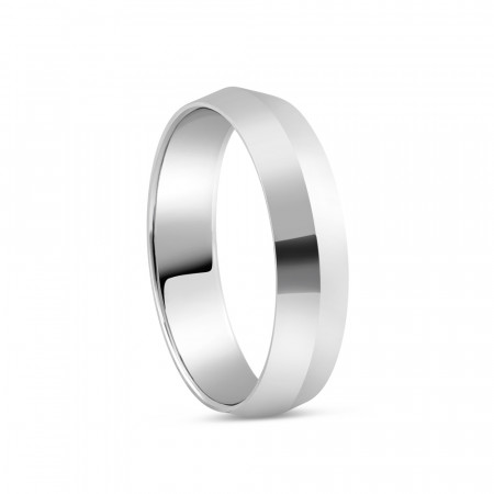 Platinum Men's Wedding Band Ring | Size Q | 4.7 mm