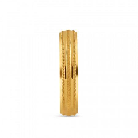 22ct Gold Unisex Band | Size M | 4mm