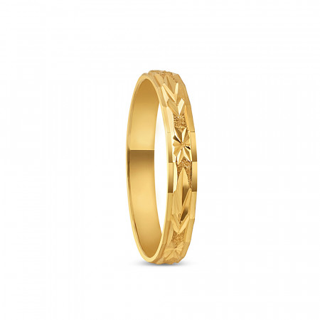 22ct Gold Fancy Ladies Ring | M Size | 2.5mm