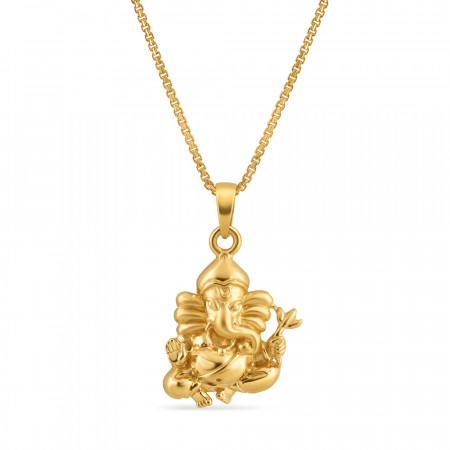 Lord Ganesha 22ct Gold Pendant