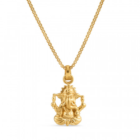 22ct Gold Ganesh Pendant | 12.3 mm