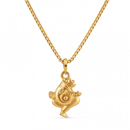 22ct Gold Ganesh Pendant | 0.8 Inches