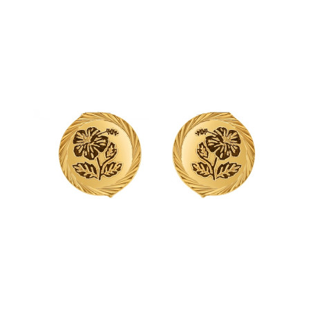 22ct Gold Flora Stud Earring for Ladies