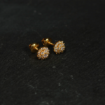 22ct Gold CZ Stud Earring for Ladies 22ct Gold CZ Stud Earring for Ladies
