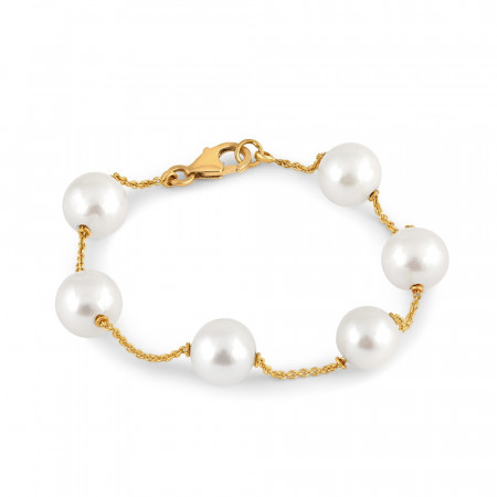22ct Gold Pearl Bracelets for Ladies