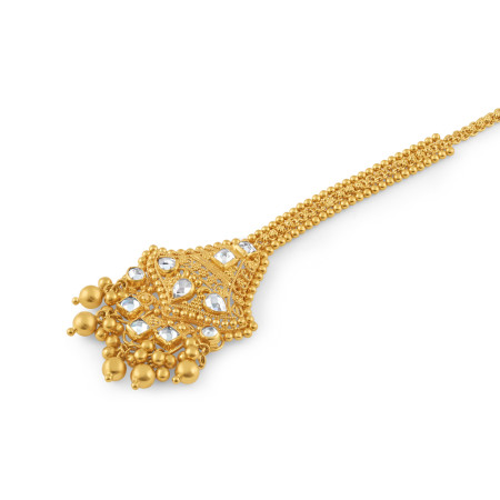 22ct Gold Bridal Tikka | Jali Filigree Collection