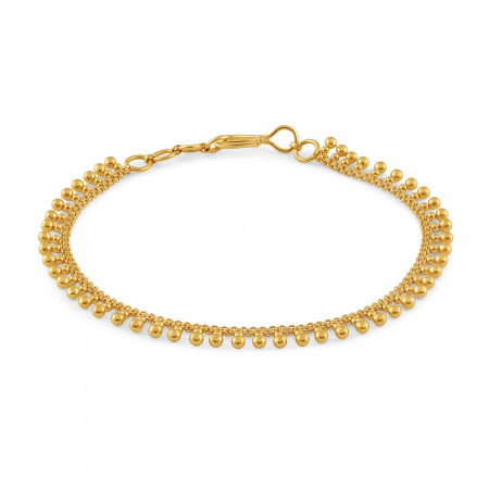 22ct Gold Milan Chain Bracelet | 7.5 Inches