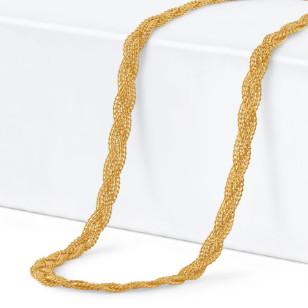 22ct Gold Knitted Necklace