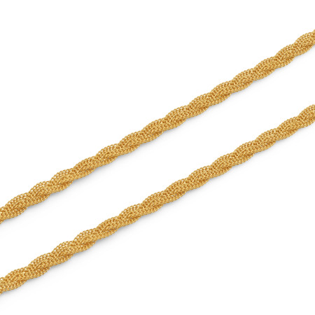 22ct Gold Knitted Necklace