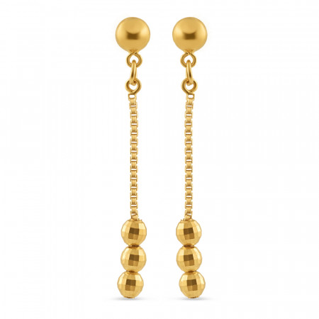 22ct Gold Drop Earring For Ladies