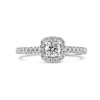 Platinum Ring with Diamond