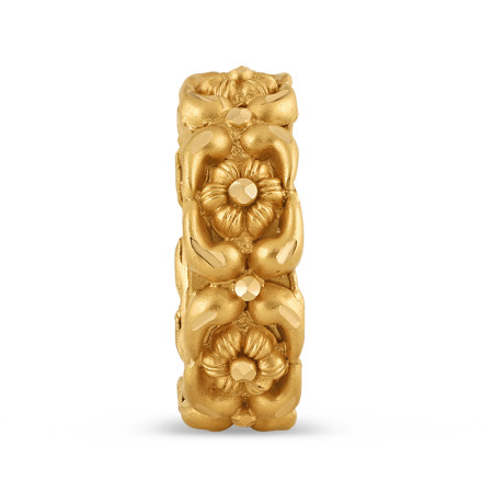 22ct Gold Antique Finish Ring |  Rosettes Collection