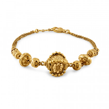 22ct Gold Ladies Bracelet | Rosettes Collection | 7.5 Inches