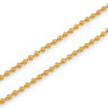 22ct Gold Fancy Bead Chain | 19 Inches | Glow collection