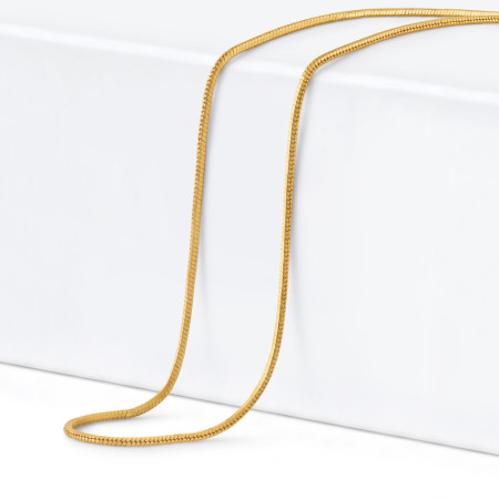 22ct Gold | Snake Chain | 18 Inches | 0.8mm