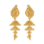 22ct Gold Jhumkha Earring | 11mm | Jali Filigree Collection | 1.5 Inches 22ct Gold Jhumkha Earring | 11mm | Jali Filigree Collection | 1.5 Inches
