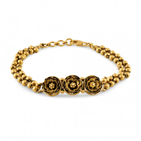 22ct Gold Ladies Bracelet | 7.5 Inches | Rosettes Collection
