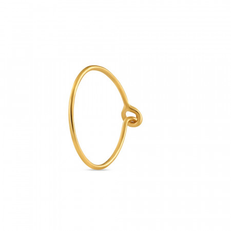 22ct Gold Plain Nose Ring for Ladies