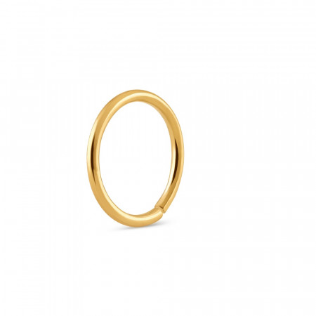 22ct Gold Plain Nose Ring for Ladies