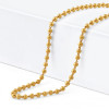 22ct Real Gold Bead Chain | 19 Inches | Glow collection