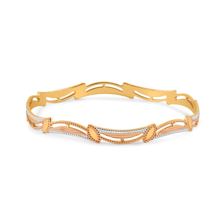22ct Gold Fancy Gold Bangle | 2.4 Size