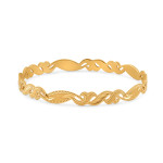 22ct Gold Armreif mit mattem Finish 22ct Gold Armreif mit mattem Finish