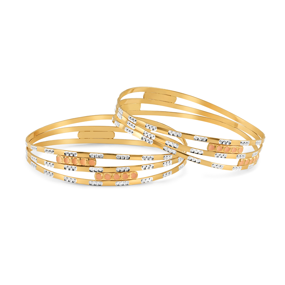 Buy 22ct Gold Fancy Designer Bangle Online in UK