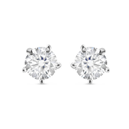 Single CZ Stud Earring
