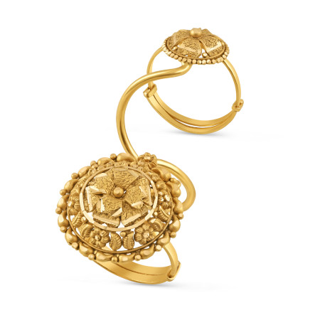 22ct Gold Ring | Size Adjustable | Rosettes Collection