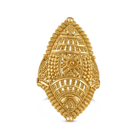 22ct Gold Ring Size K | Jali Collection