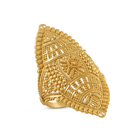 22ct Gold Ring Size K | Jali Collection