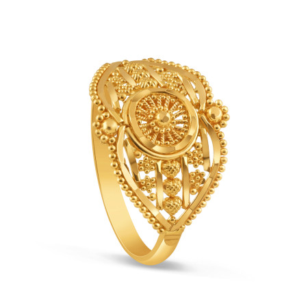 22kt Gold Ring for Ladies | Size P 1/2